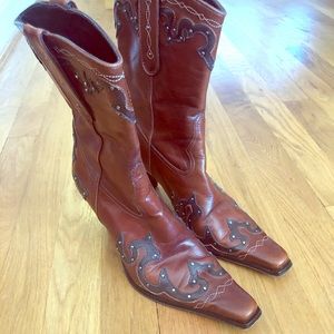 Antonio Melani Leather Western Dress Boots😍
